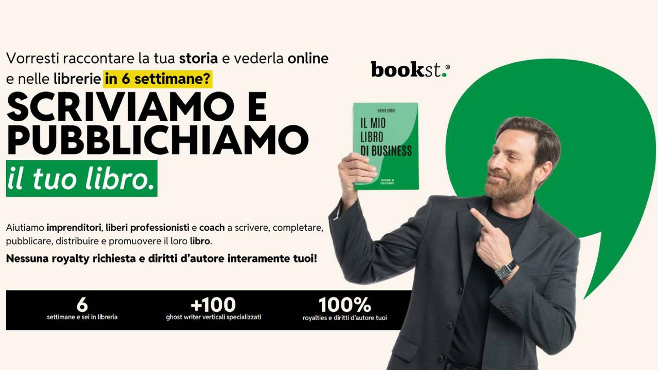 Dal manoscritto alla libreria in 6 settimane: Bookst rivoluziona il publishing per professionisti e imprenditori