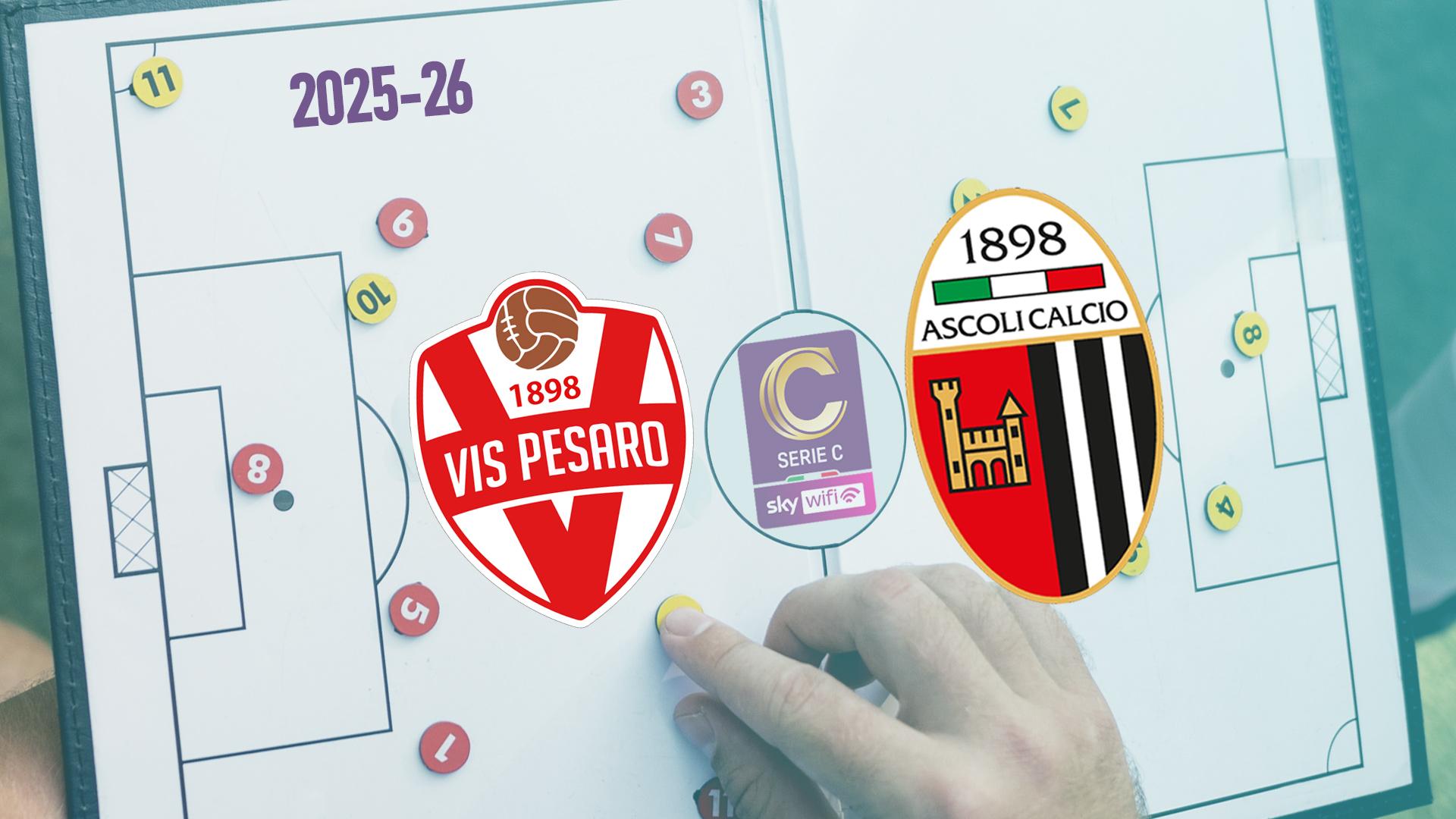 Vis Pesaro-Ascoli, probabili formazioni della sfida marchigiana tra biancorossi e bianconeri