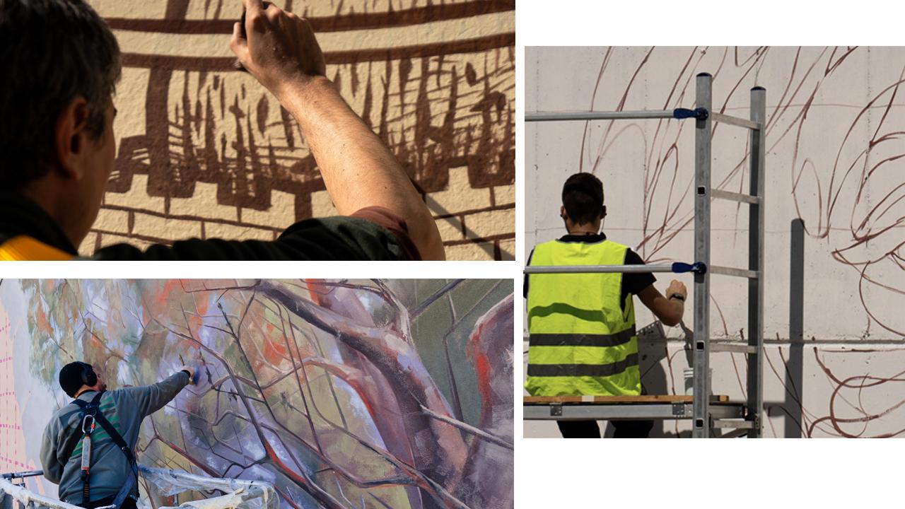 Ascoli Piceno: terminati murali di UfoCinque, Vesod e Taquen. Prevista visita guidata dedicata all’arte urbana 