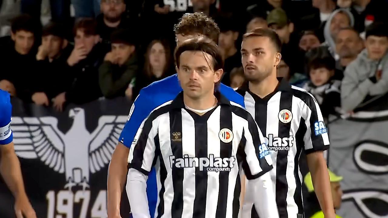 Ascoli Calcio: situazione disciplinare, D'Uffizi raggiunge Corradini e Guiebre a quota 3 cartellini gialli