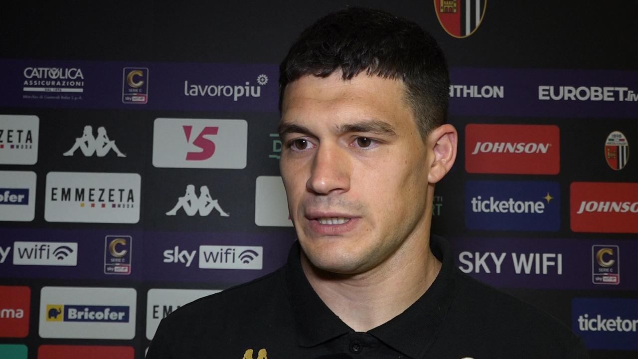 Ascoli-Guidonia 1-0, la voce di Curado in zona mista