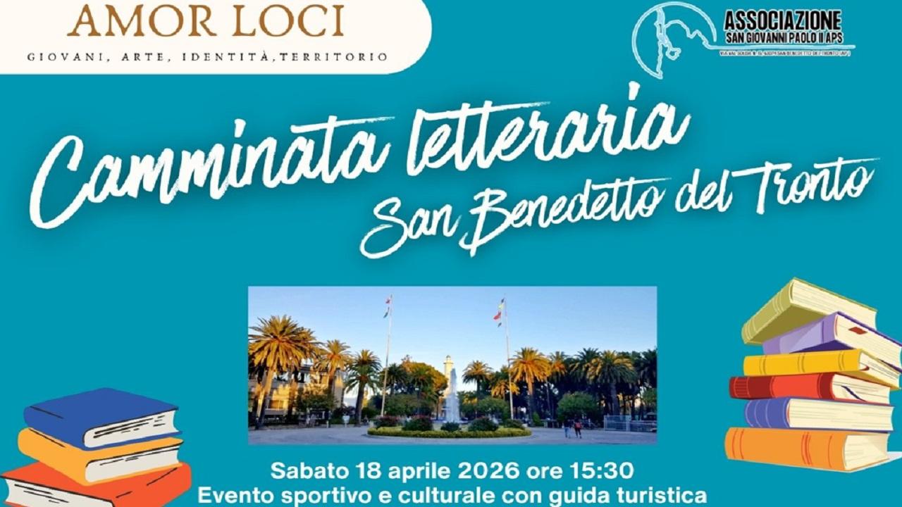 San Benedetto, camminata letteraria nell’ambito del progetto “Amori Loci – giovani, arte, identità, territorio”