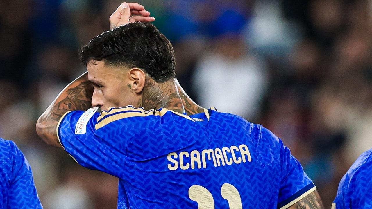 Ascoli Calcio, l'ex Scamacca torna al gol in maglia azzurra nel match di Nations League vinto 3-1 con la Turchia a Bologna