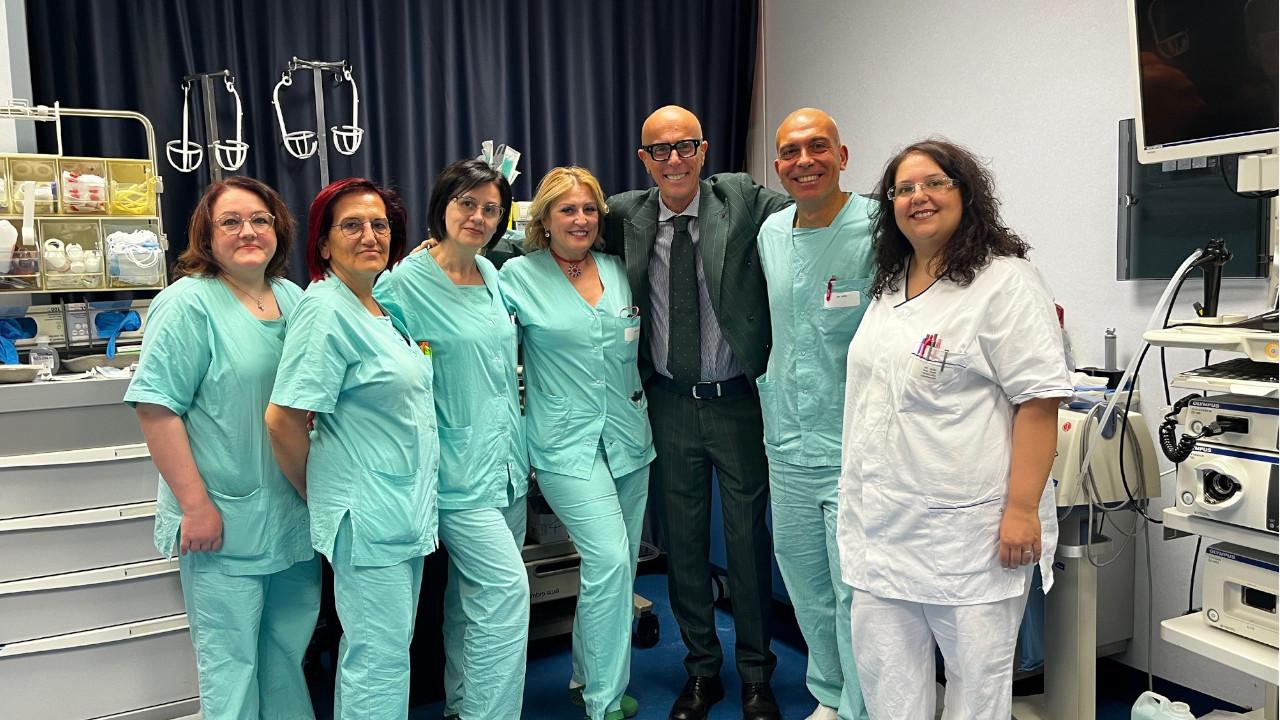 Ast Ascoli: équipe pneumologia interventistica ripristina respirazione su paziente oncologico con collasso polmonare completo