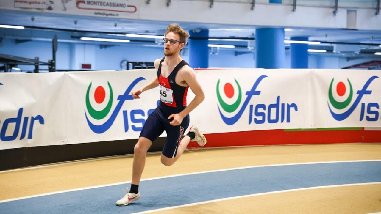 Atletica leggera: l'ascolano Davide Benigni vince tre medaglie ai Campionati italiani indoor Paralimpici