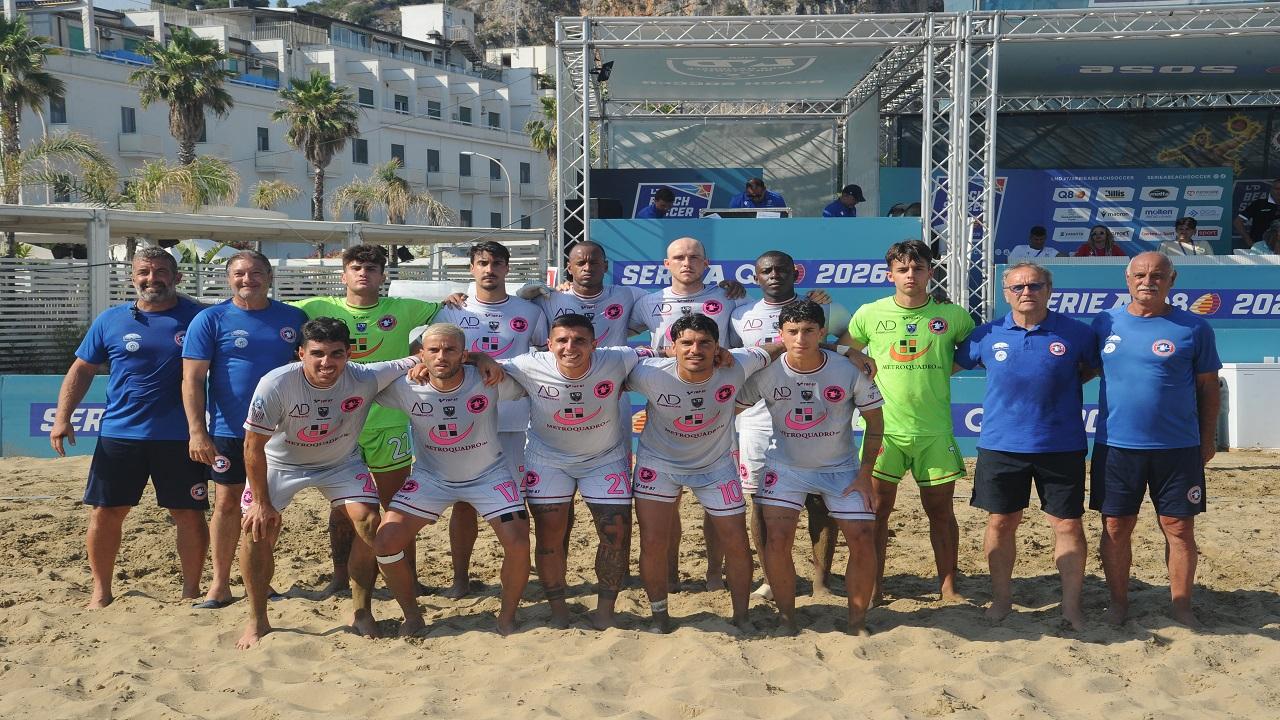 Beach soccer, la Sambenedettese batte Catania e vola in finale di Coppa Italia