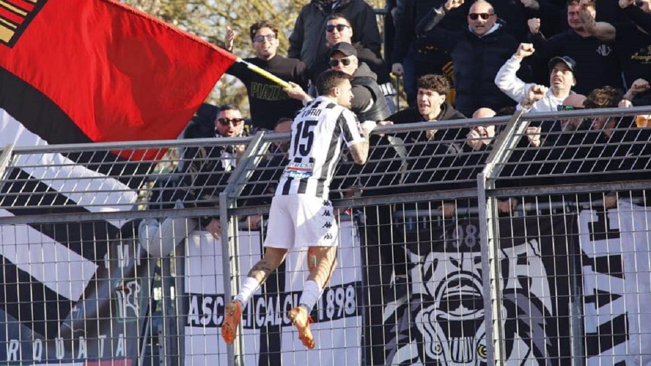 Ascoli Calcio, diventano 15 i marcatori in campionato. Prime reti per Damiani e Nicoletti