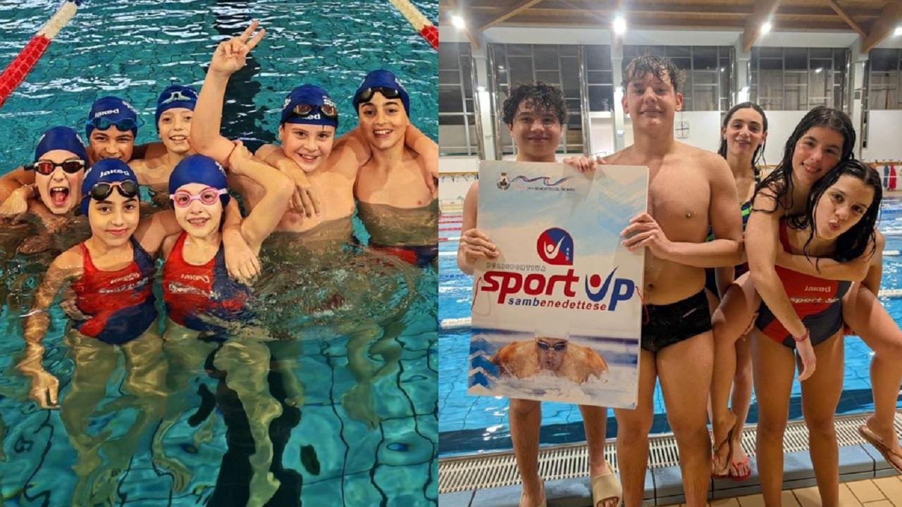 Nuoto, ottime prestazioni per gli atleti dell’Asd SportUp tra le corsie di Grottammare ed Ascoli Piceno