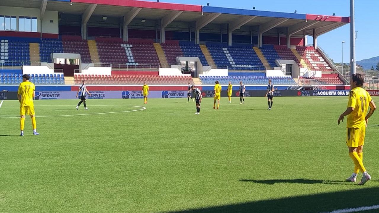 Serie D girone F, l'Atletico Ascoli strappa un pari a reti bianche a L'Aquila. Espulso Nonni a metà ripresa