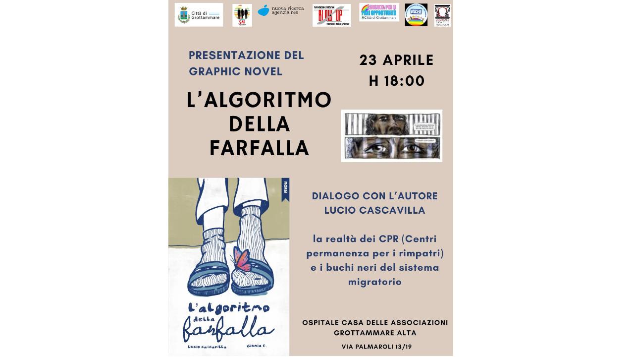 Migranti e CPR, all’Ospitale di Grottammare graphic novel “L’algoritmo della farfalla”
