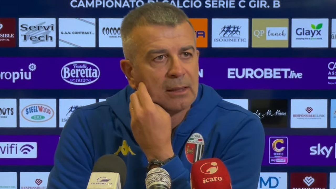 Rimini-Ascoli 0-2, la voce di Tomei in sala stampa: 