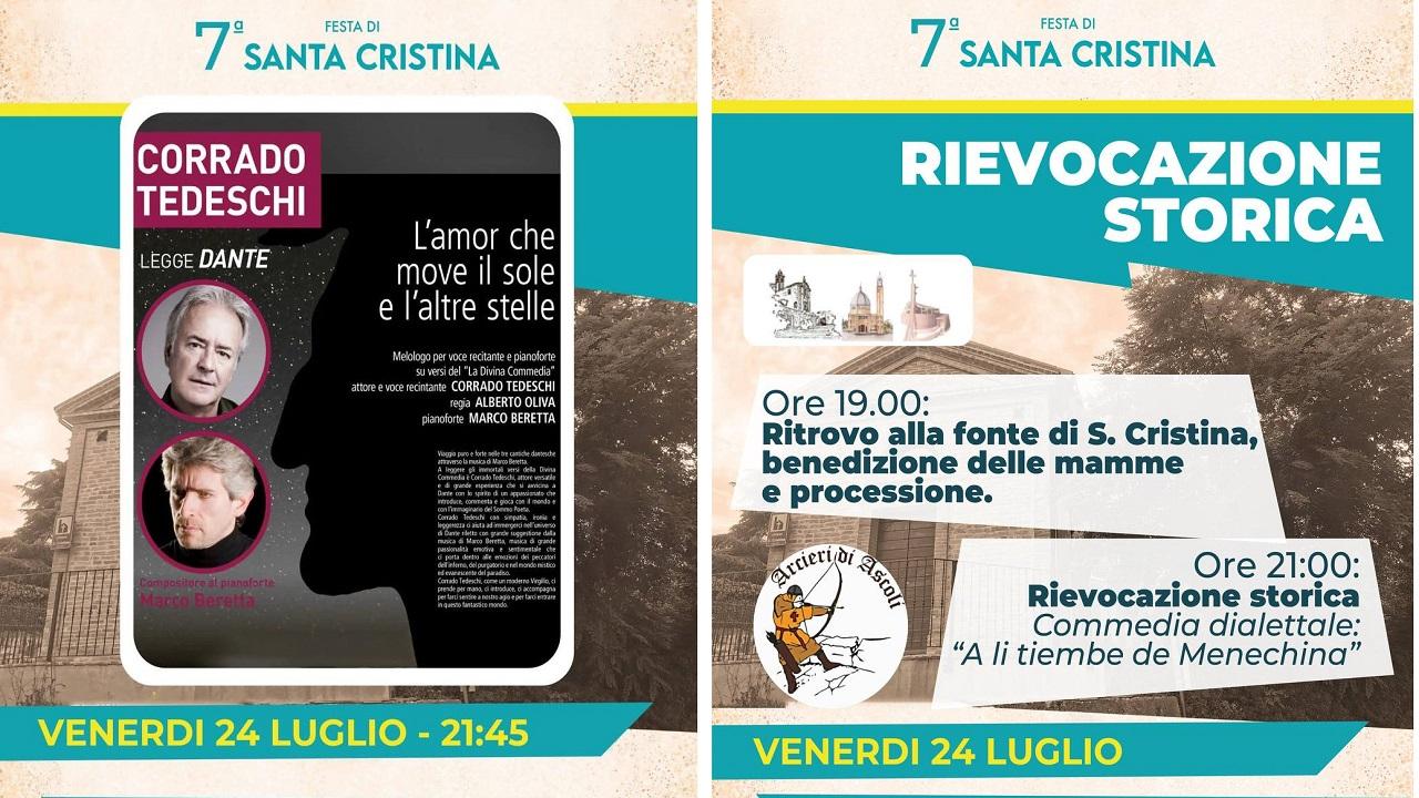 Colli del Tronto si prepara a rivivere la Festa di Santa Cristina