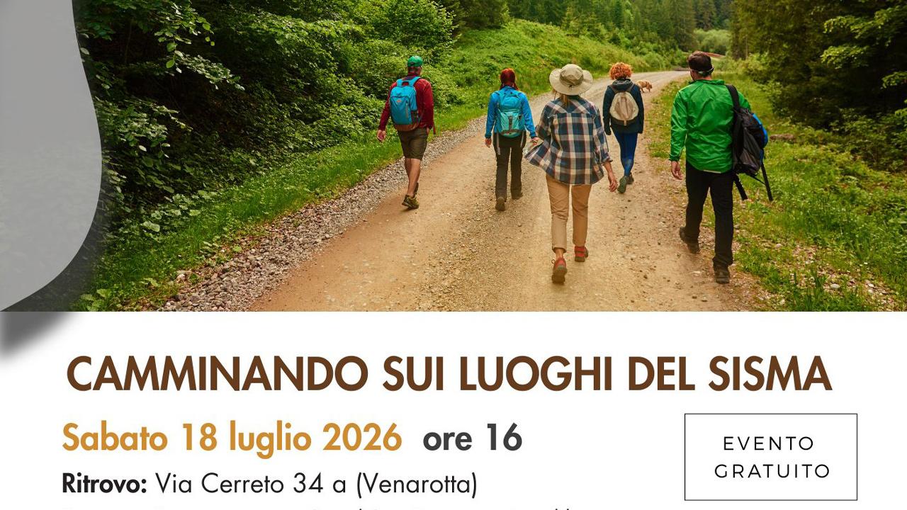 “Camminando sui luoghi del sisma”: iniziativa Unione Sportiva Acli Marche tra Venarotta e Palmiano