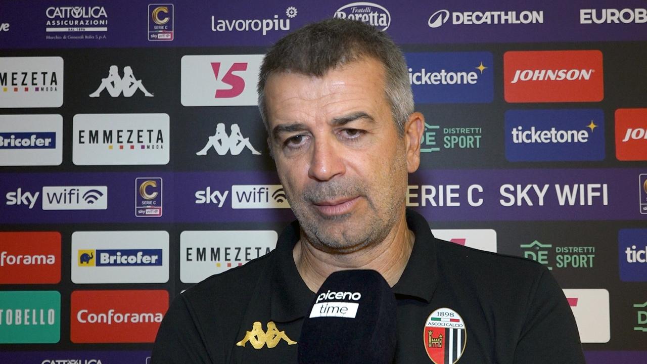  Ascoli-Pianese 0-0, la voce di Tomei in zona mista: 