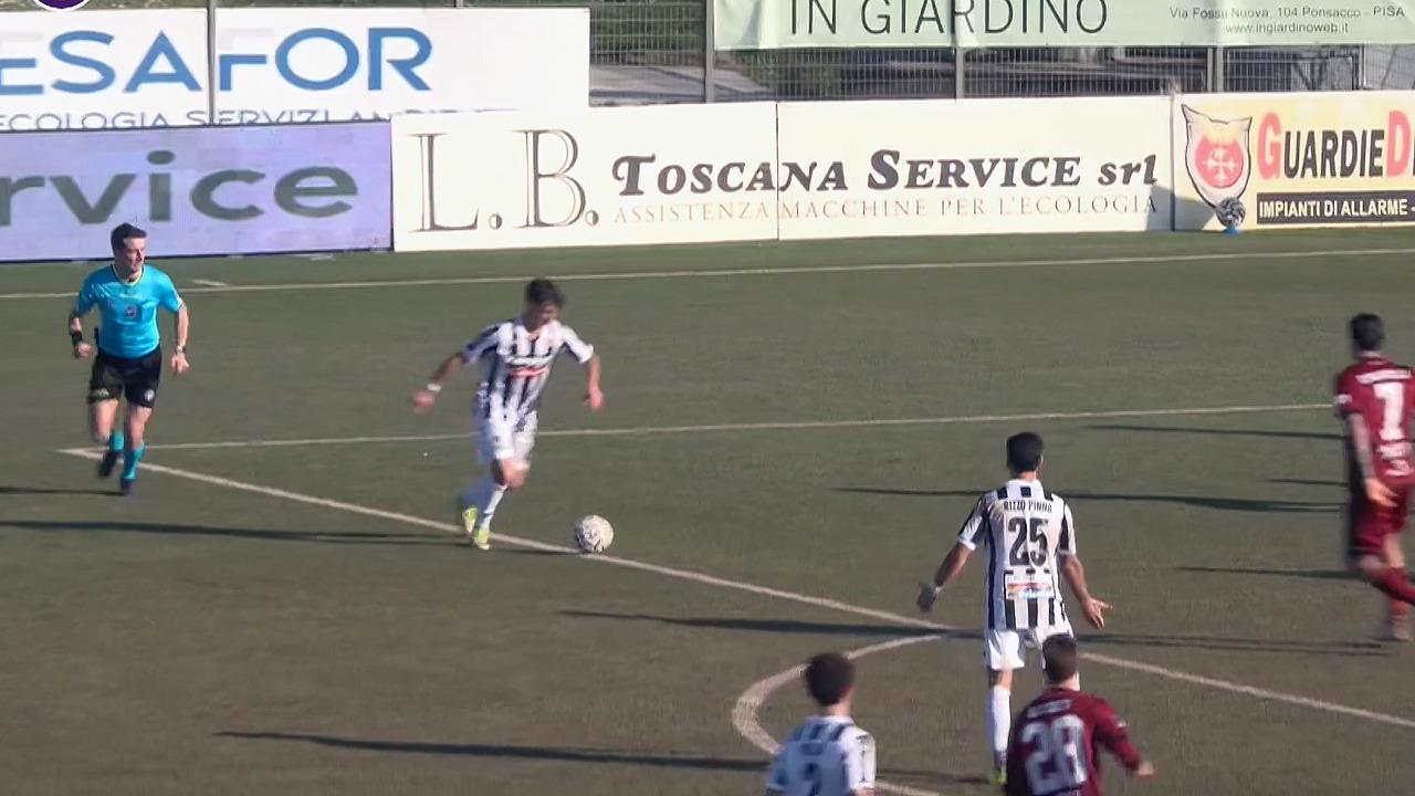 Pontedera-Ascoli 1-3, Damiani: 