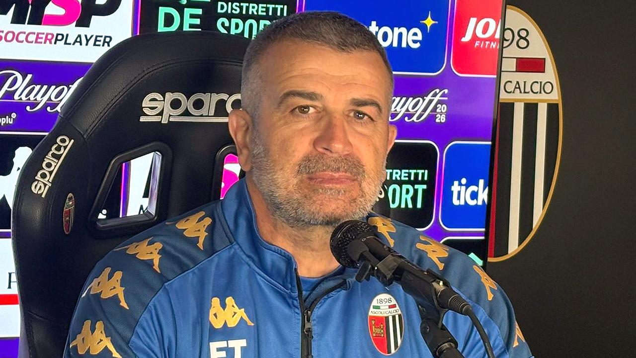 Ascoli Calcio, Tomei: “Potenza molto pericoloso, li conosco bene. Saranno due sfide dure. Tutti i ragazzi a disposizione” 
