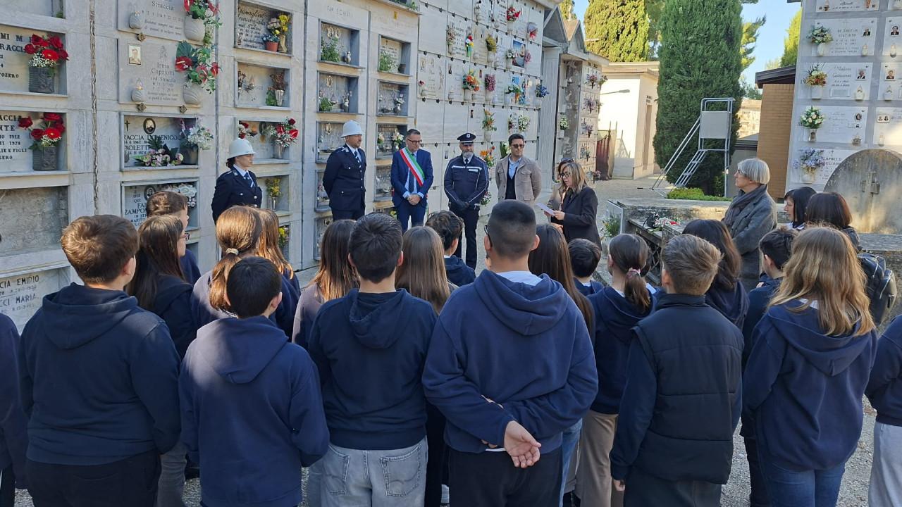 Monteprandone celebra la ricorrenza del 25 Aprile alla presenza degli studenti dell'Istituto Comprensivo