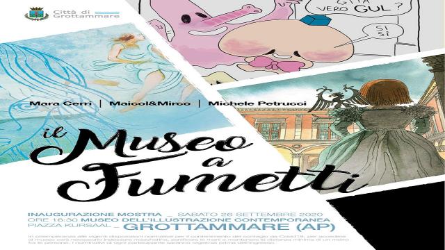 Grottammare: piazza Kursaal, appuntamento con ''Il Museo a Fumetti''