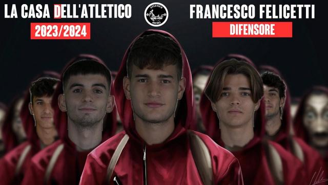 Atletico Ascoli, quarto anno consecutivo per il terzino sinistro Felicetti: “Vogliamo continuare quanto fatto di buono”