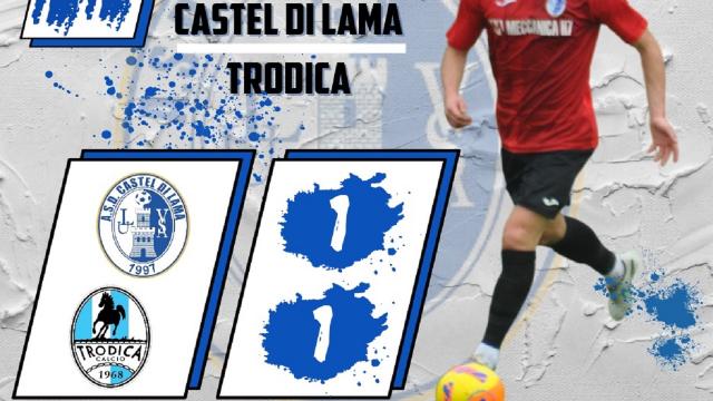 Promozione girone B: Capriotti regala al Castel di Lama il primo punto contro il Trodica