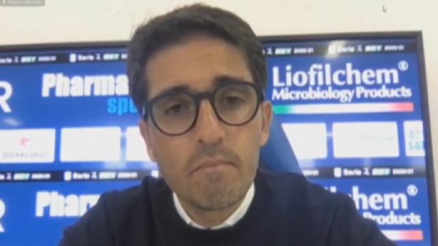 Pescara-Entella 1-1, la voce di Grassadonia: “Campionato non è finito, bisogna andare a vincere a Cosenza”