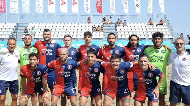 Beach soccer, l'Happy Car Samb gioca una grande partita ma si arrende solamente ai calci di rigore
