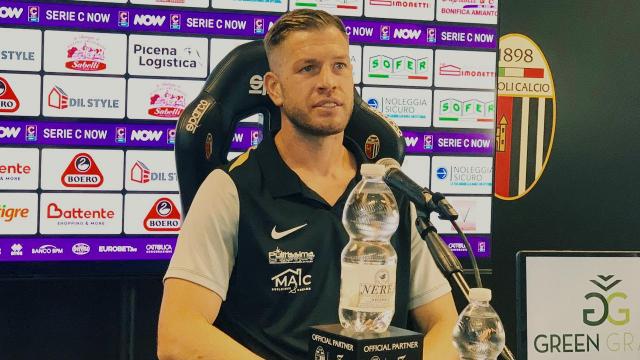 Ascoli Calcio, Gagliolo nuovamente disponibile dopo aver saltato 11 partite. Ultima presenza a Lucca a fine Gennaio