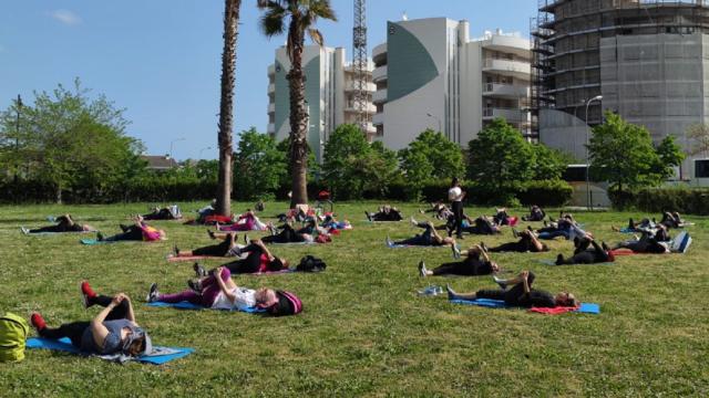 Grottammare, 80 partecipanti per ''Equilibrio e movimento per la salute'' al Parco Urbano del I Maggio