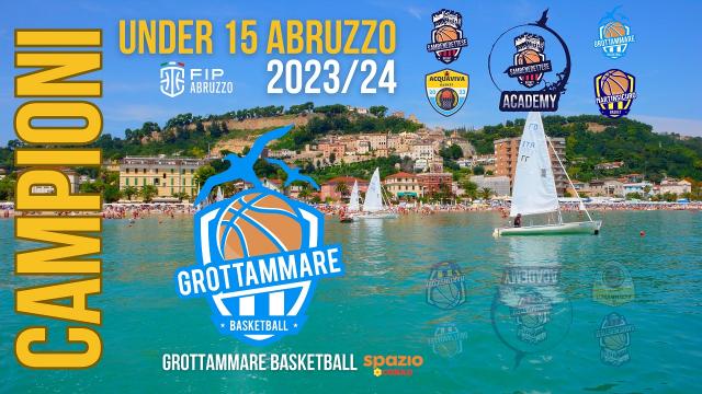 Grottammare Basketball è campione regionale Under 15 Abruzzo con 16 vittorie su 18 incontri