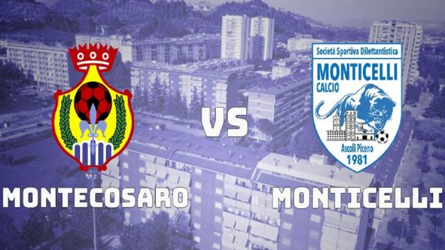 Promozione girone B, buon pareggio del Monticelli sul campo del Montecosaro. A segno Paolini