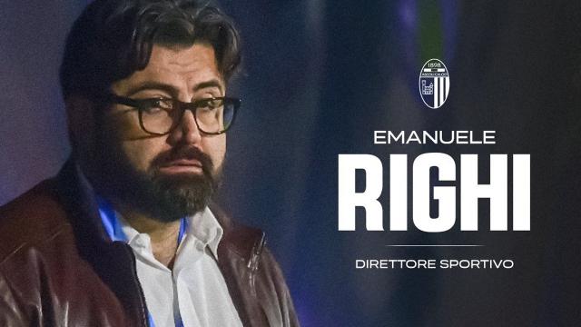 Ascoli Calcio, Righi ufficializzato come nuovo direttore sportivo. Stabilita la durata del contratto