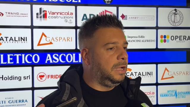 Atletico Ascoli-Ancona 1-2, Seccardini: “Siamo diventati scomodi, l'arbitro ha veicolato una partita tutta sua”