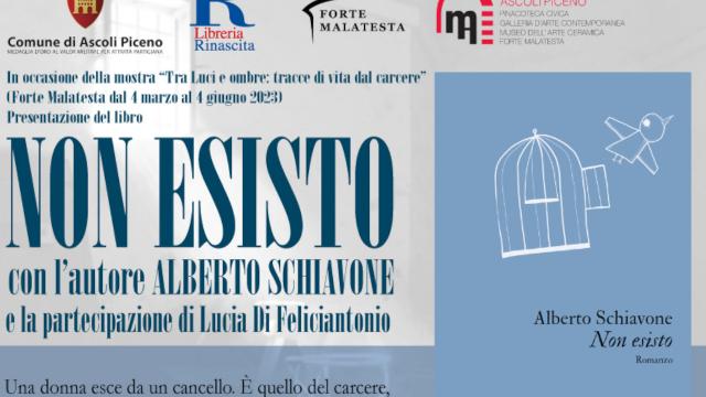 Ascoli Piceno, al Forte Malatesta Alberto Schiavone presenta il suo libro 'Non esisto c'è vita oltre il carcere'