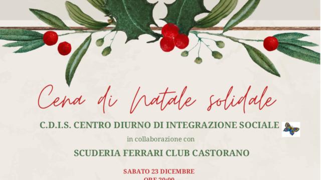Offida, cena di Natale solidale al Centro Diurno Integrazione Sociale con Scuderia Ferrari Club Castorano