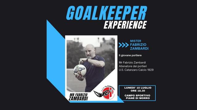 Associazione ''Il Portiere'', appuntamento a Piane di Morro con il preparatore dei portieri Zambardi