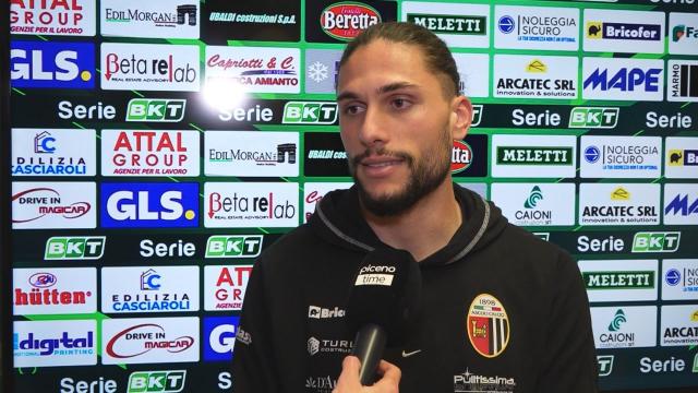 Ascoli-Bari 2-2, la voce di Mendes in zona mista: “Resto qui, ho un contratto e vogliamo la salvezza”