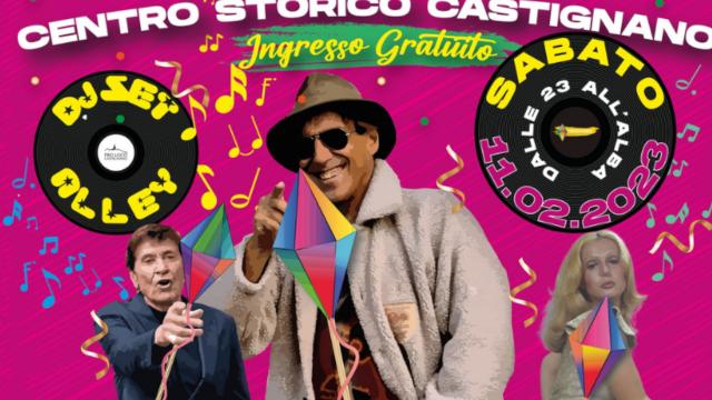 Castignano, apertura Carnevale storico. Veglione in maschera a tema 'Come s’sona, s’balla'