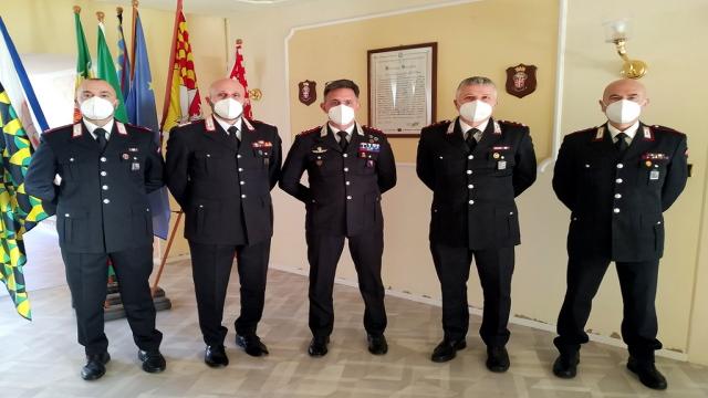 Carabinieri: importanti avvicendamenti nelle Stazioni di Acquasanta, Arquata e Villa Pigna Bassa di Folignano