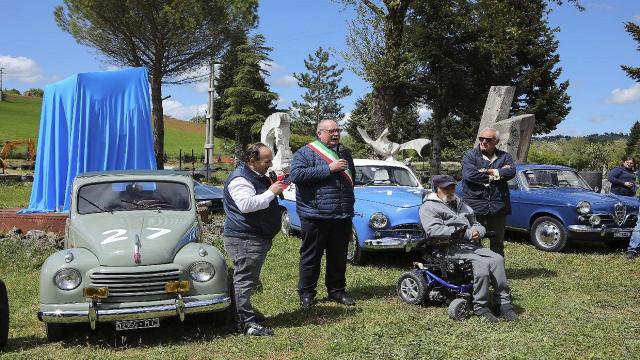 Caem Scarfiotti: ''Dal bel mare al bel monte'', 50 auto d'epoca hanno raggiunto Castelraimondo