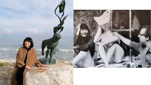 Addio a Lisa Schneider: esaudito il desiderio di essere sepolta a Grottammare. Era musa dello scultore Pericle Fazzini