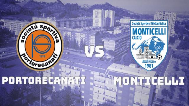 Promozione girone B, buon punto del Monticelli sul campo del Portorecanati. In gol Gibellieri