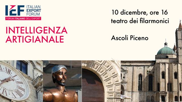 'Intelligenza artigianale': al Teatro dei Filarmonici di Ascoli ospiti internazionali per parlare di food e fashion