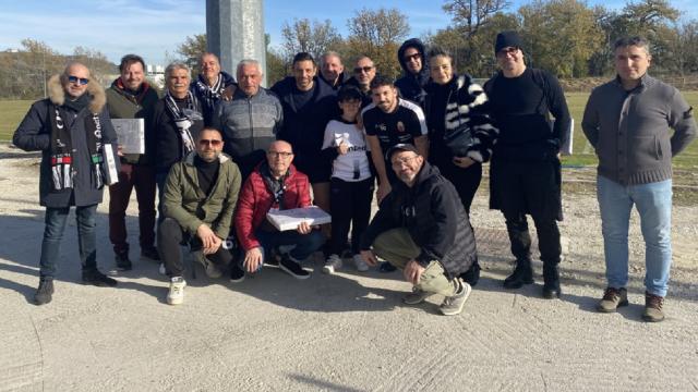 Ascoli Calcio, mattinata con partite ad alta intensità. Visita dei club bianconeri delle Marche