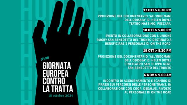 Giornata Europea contro la Tratta, Cooperativa On the Road: a San Benedetto del Tronto evento di sensibilizzazione
