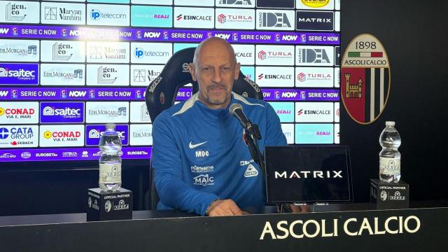 Ascoli Calcio, Di Carlo: “Siamo pronti per sfidare una Vis Pesaro concreta e tecnica. Forte non ci sarà”