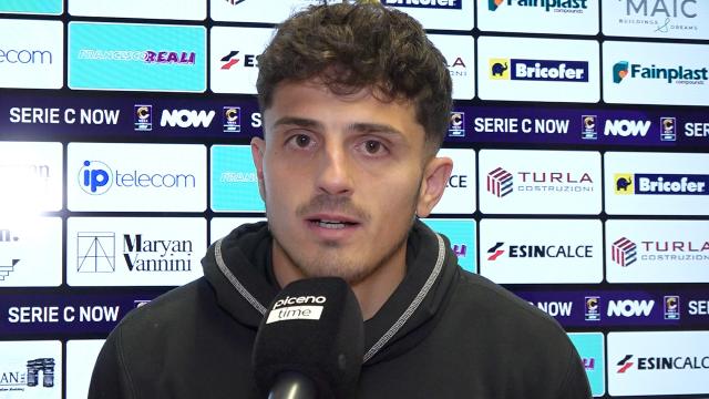 Ascoli-Carpi 2-1, voce Carpani in zona mista: “M'è mancato tanto il 'Del Duca'. Mezzala è il ruolo che mi piace di più”