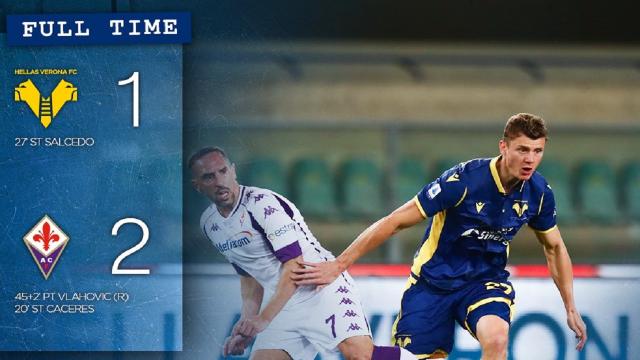 Verona-Fiorentina 1-2, highlights