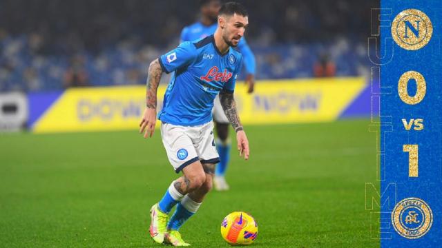 Napoli-Spezia 0-1, highlights