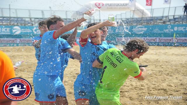 Beach soccer, il bilancio finale dell'Happy Car Samb Under 20 dopo la Coppa Italia Aon