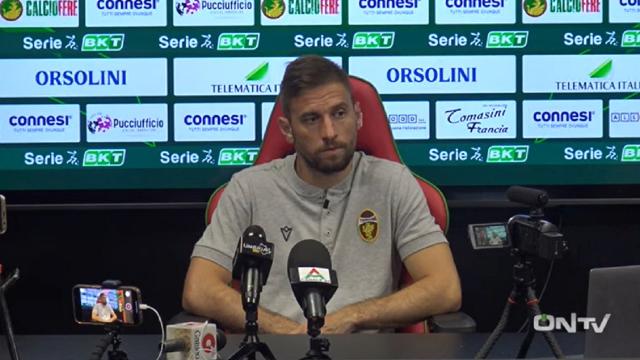 Ternana-Bari 0-0: voci Dionisi (“Felice di essere qui, punto al record di gol in B”), Lucarelli e Mignani 